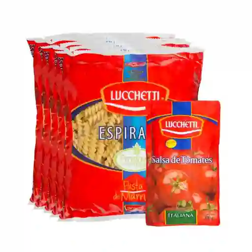 Lucchetti Pack de Pasta Espirales 200 g