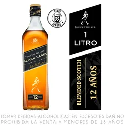 Johnnie Walker Black Label Whisky 40° Botella