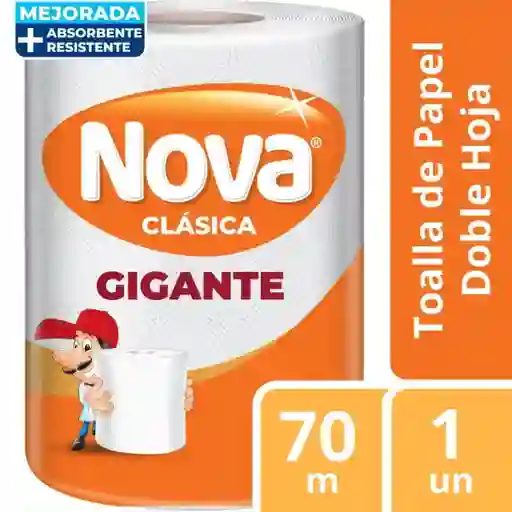 Nova Toalla Papel Clásica Gigante 1 x 70 m