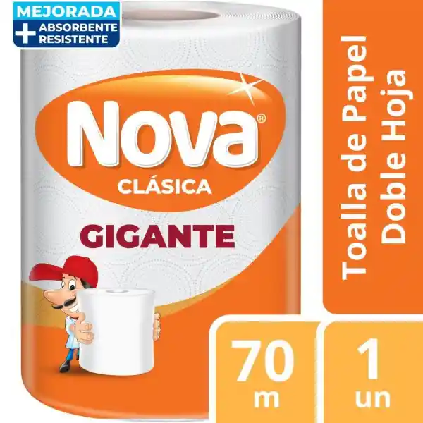 Nova Toalla Papel Clásica Gigante 1 x 70 m