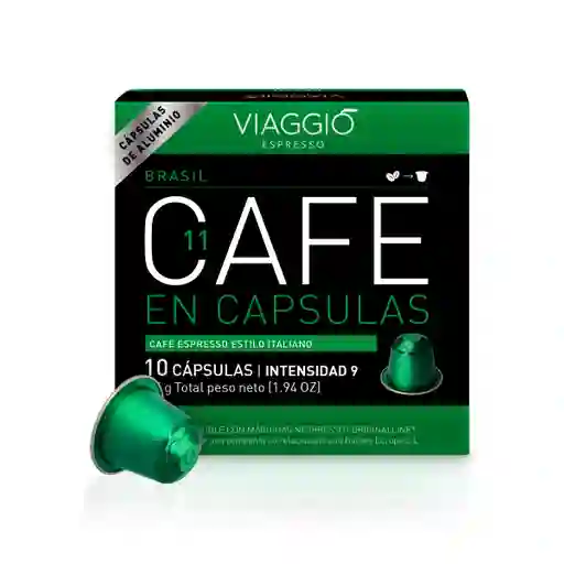 Viaggio Cafe Capsulas Brasi Esp Cja