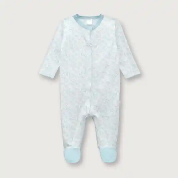 Pijama Osito Baby Girl de Bebé Niña Celeste Talla 3M Opaline