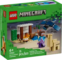 Lego Set de Construcción la Expedición de Steve al Desierto