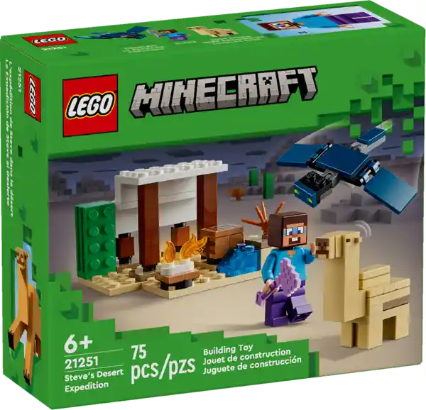 Lego Set de Construcción la Expedición de Steve al Desierto