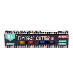 Témpera de Colores Glitter Torre