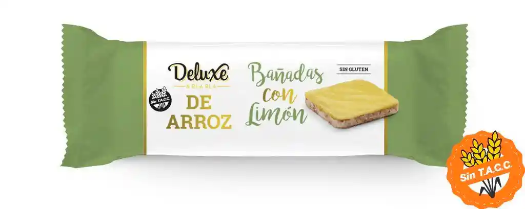 Deluxe Galletas de Arroz Bañadas en Limón