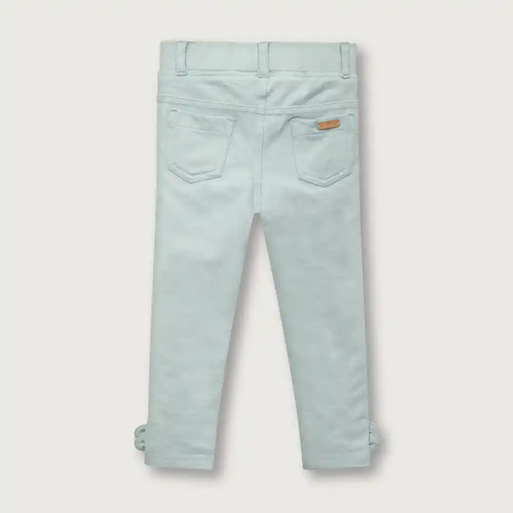 Jegging Moños De Niña Azul Talla 3 Años