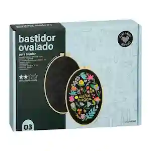 Bastidor de Madera Ovalado Para Bordar