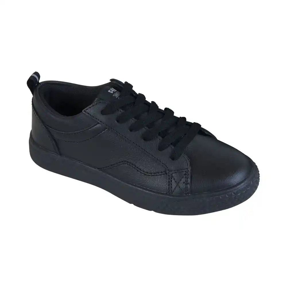 Zapatillas Urbana Escolar Senior Agujeta Negra T. 35