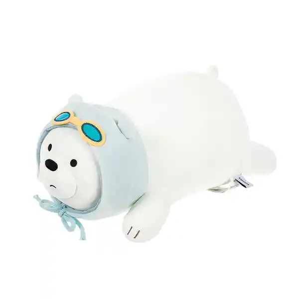 Miniso Peluche Polar Con Lentes Blanco 38 cm