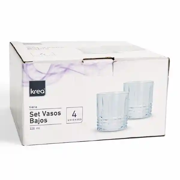 Set Vaso Bajos Elegante