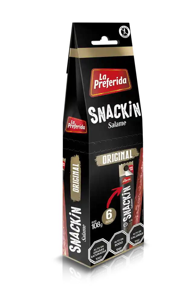 Snackin Salame Pack 6 Un