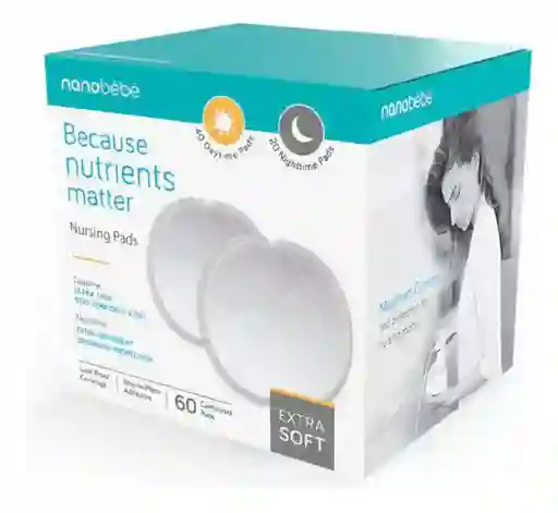 Nanobebe Almohadilla de Lactancia Diurnas y Nocturnas FUS3310110