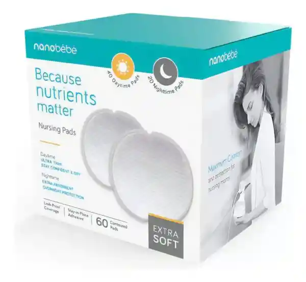 Nanobebe Almohadilla de Lactancia Diurnas y Nocturnas FUS3310110