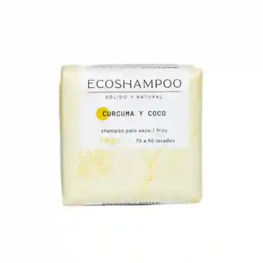 Ecoshampoo Shampoo en Barra Cúrcuma y Coco