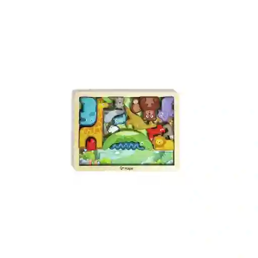 Hape Juguete Animal Kingdom Puzzle - E1656