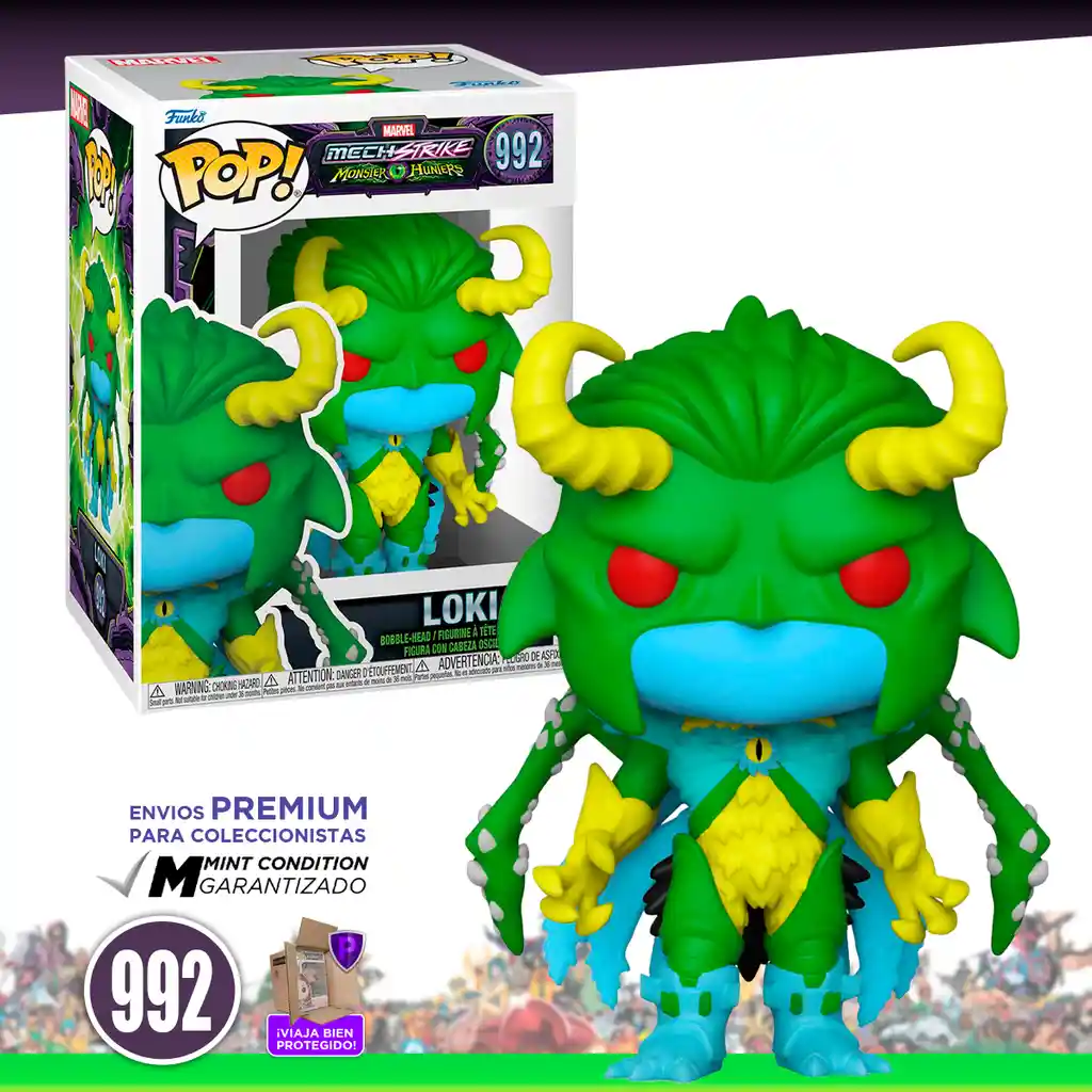 Funko Pop Figura de Colección Movies Marvel Monster 992