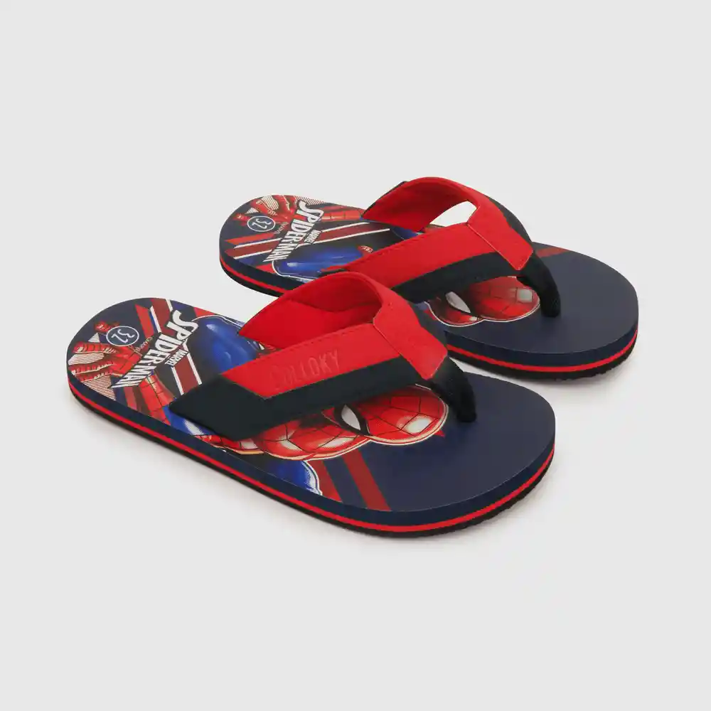 Hawaiana Spiderman De Niño Azul Talla 29