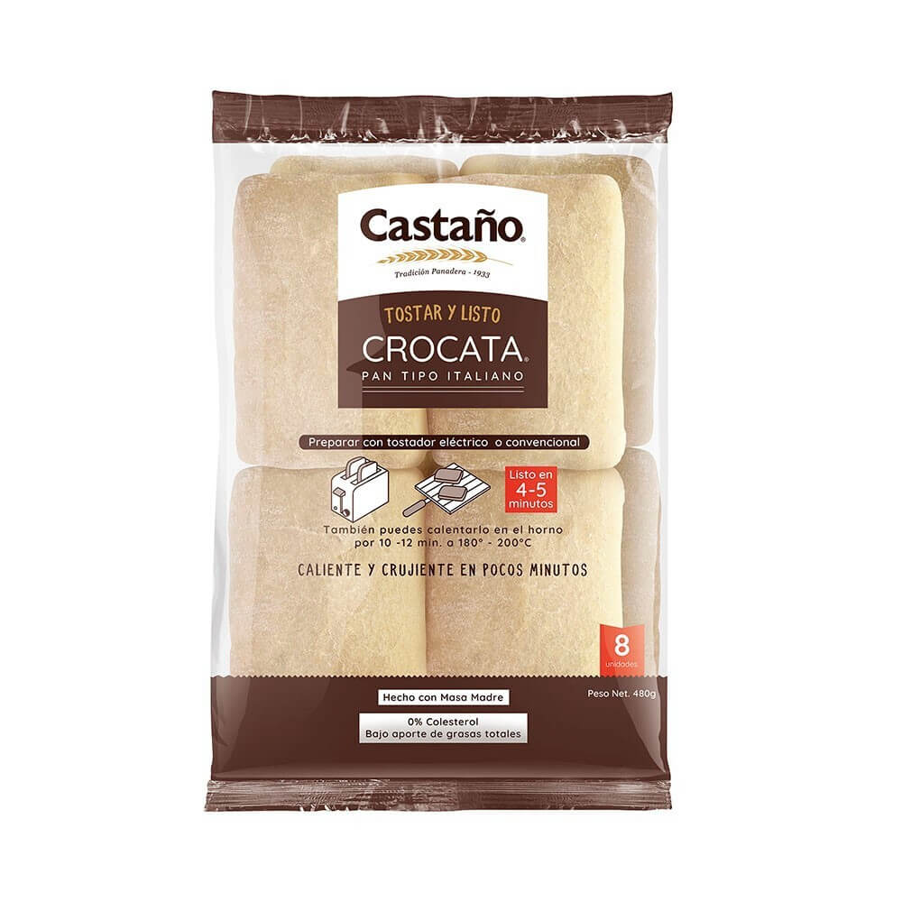 Castaño Pan Tipo Italiano Crocata - Rappi