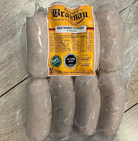 Braunau Bratwurst Tipo Chorizo