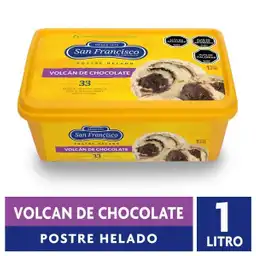 San Francisco Postre Helado Volcán Chocolate