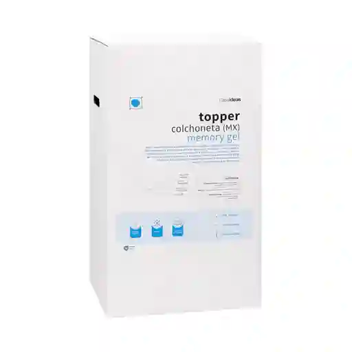 Topper de Cama Memory Gel King