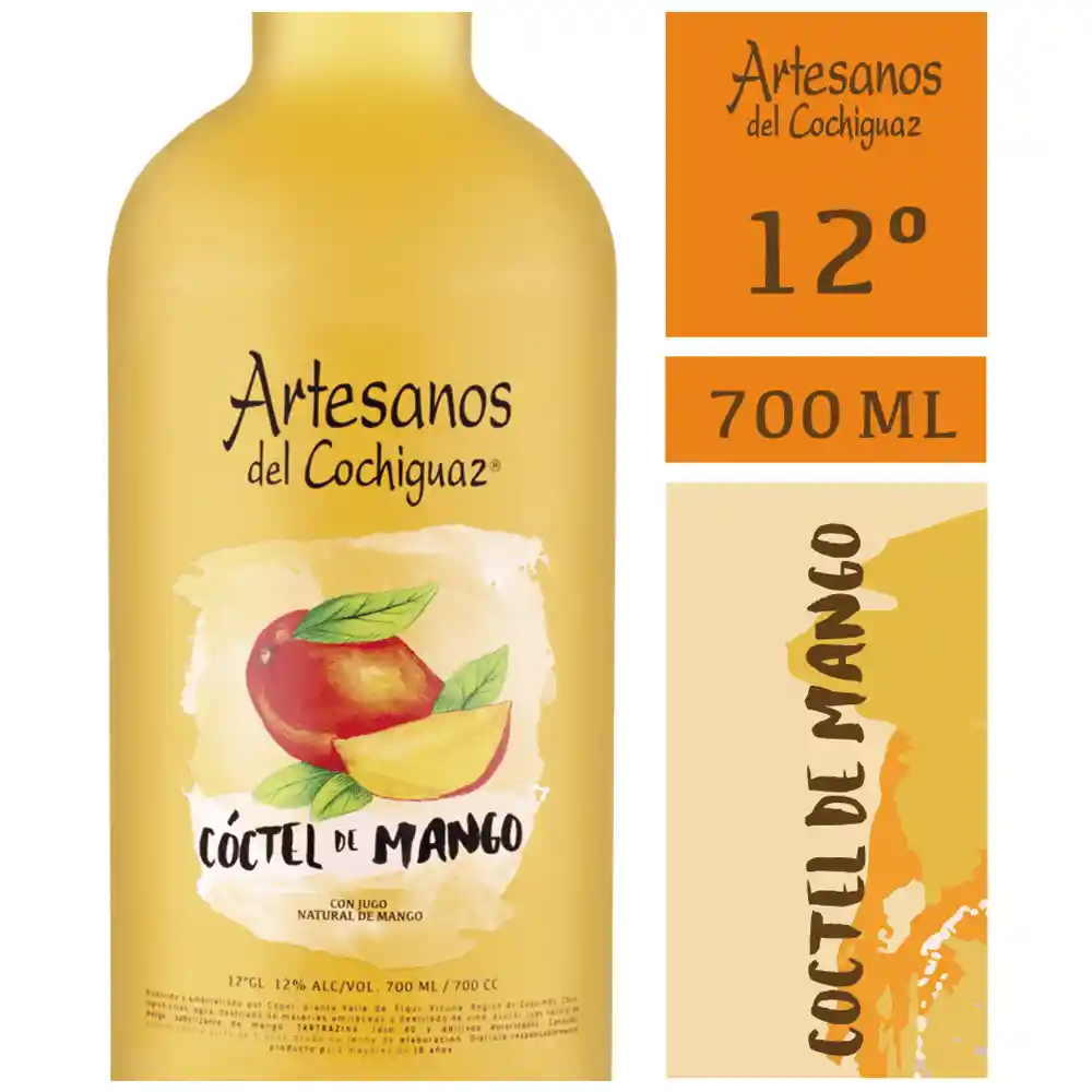 Artesanos Del Cochiguaz Cóctel de Mango 12°