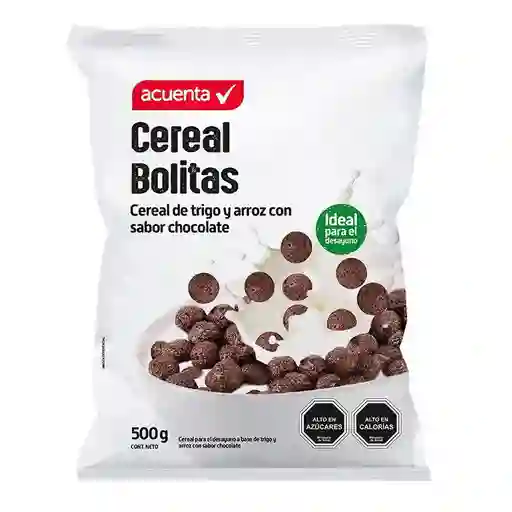 Cereal de Trigo en Forma de Bolitas Sabor a Chocolate Acuenta