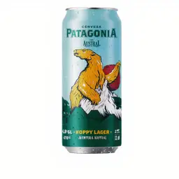 Austral Patagonia Cerveza Dorada Hoppy Lager en Lata