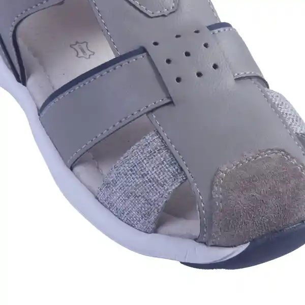 Sandalias Bebe Niño Gris Pillin 28