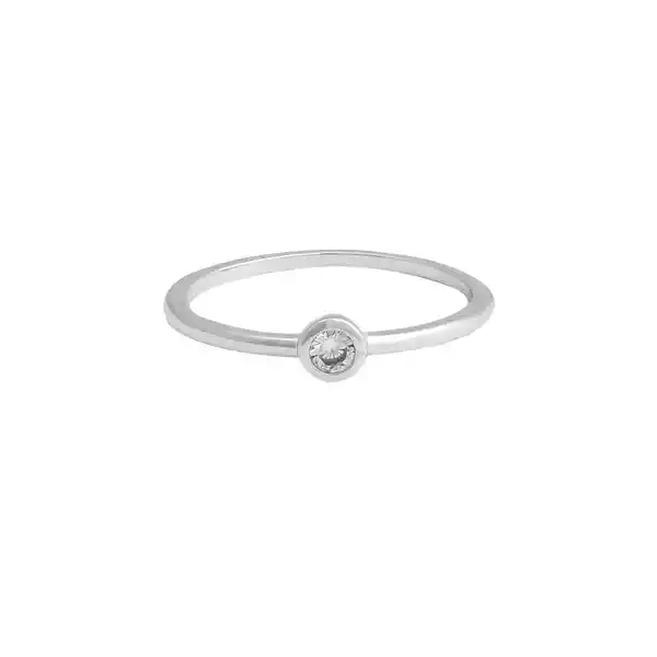 Anillo Shine Plata Talla 8 Noa Joyas