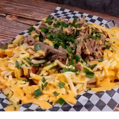 Papas Fritas Pernil (cerdo) Gigante