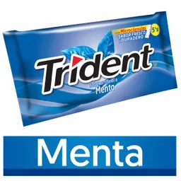 Trident Goma de Mascar Sabor a Menta sin Azúcar