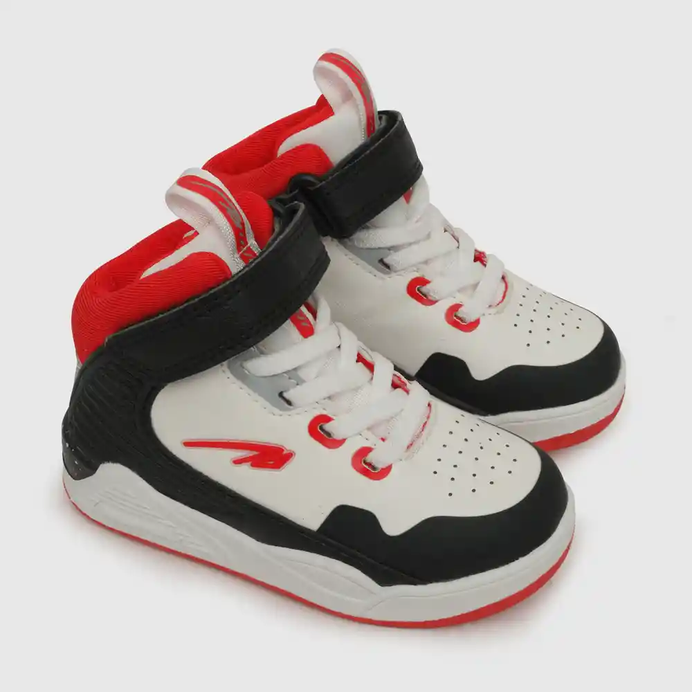 Zapatillas Deportiva Caña Media Niño Blanco Talla 25