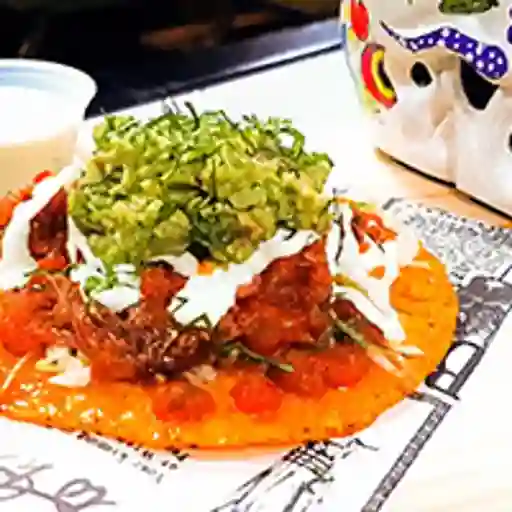 Tostada de Mechada
