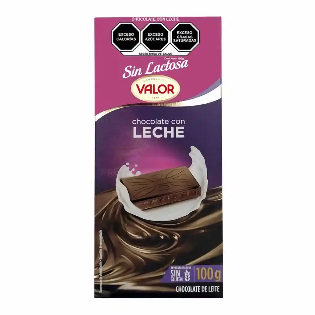 Valor Chocolate Leche Sin Lactosa