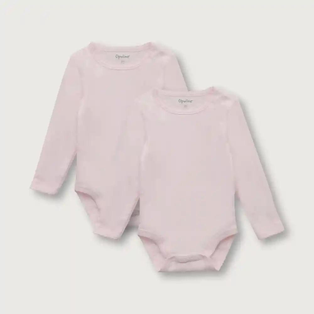 Body De Bebé Niña Rosado Talla 2a
