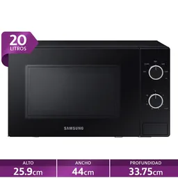 Samsung Horno Microondas 20 L MS20A3010AL/ZS