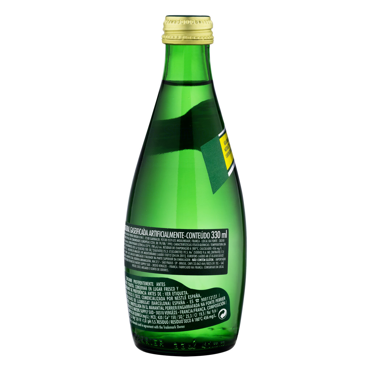 Agua de Manantial Perrier con Gas Botella 500ml