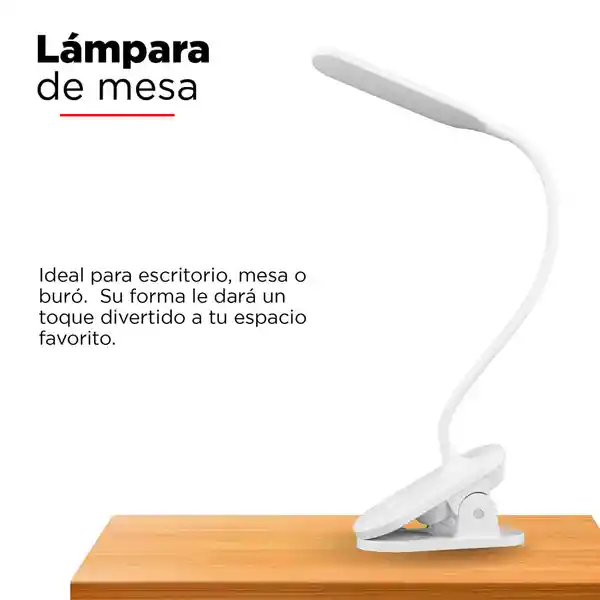 Miniso Lampara de Escritorio de Clip 1200 Mah