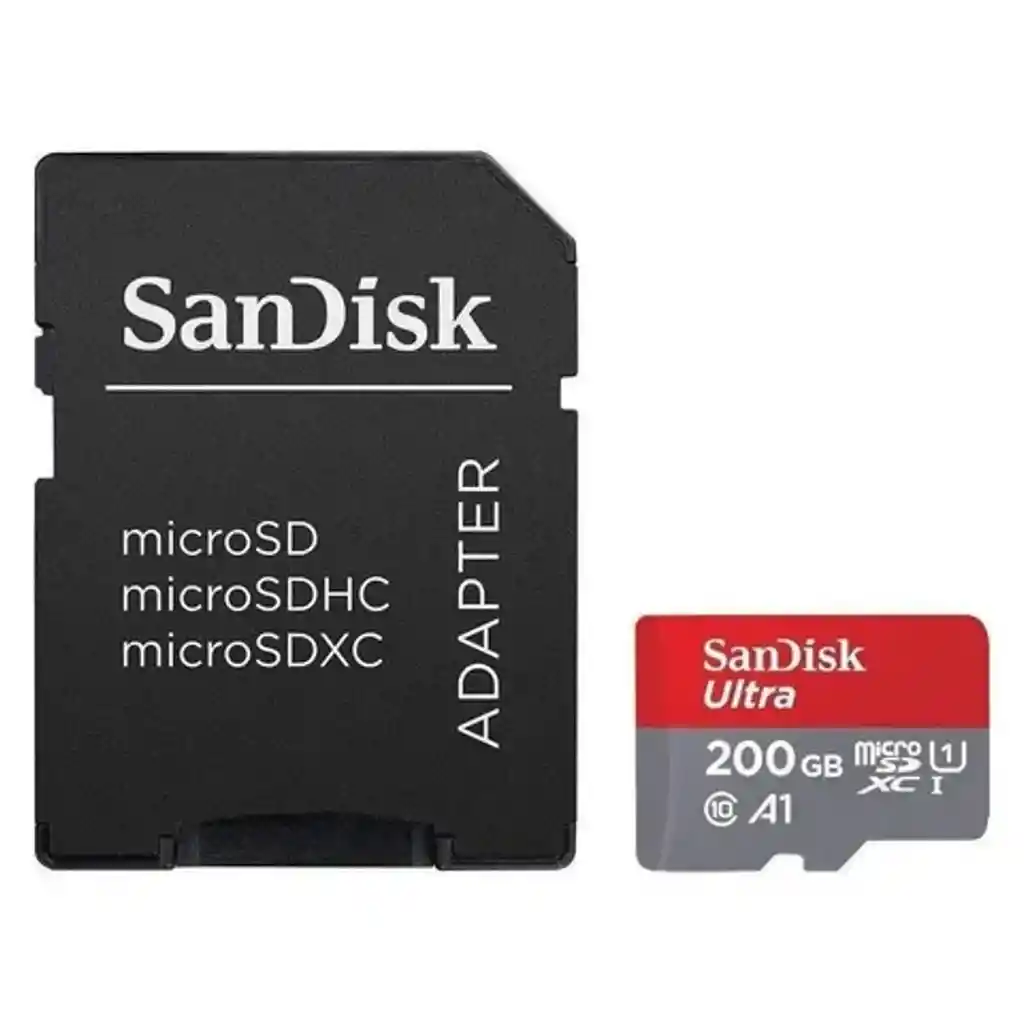 Sandisk Tarjeta Micro Sd XC 200Gb C10 U1 SDSQUAR-200G-GN6MA