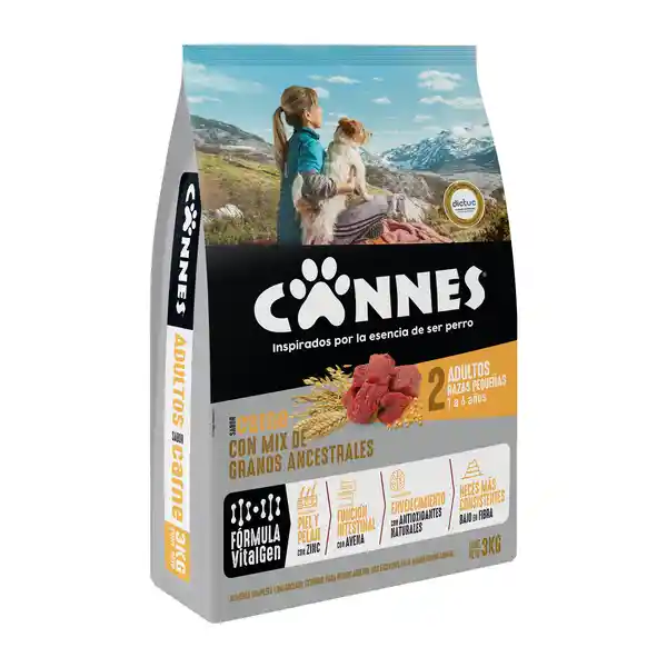 Cannes Alimento para Perro sabor Carne y Cereales