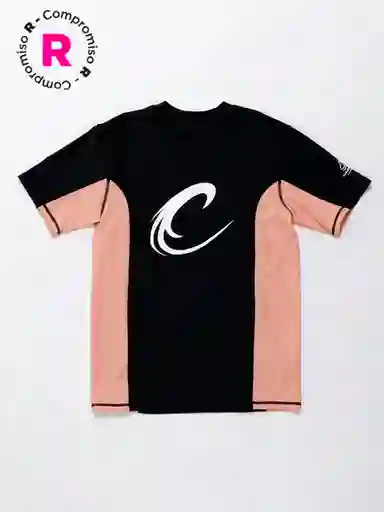 Cloudbreak Polera Manga Corta uv Corte cr Negro Talla 16 V26
