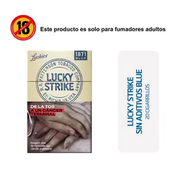 Lucky Strike Cigarrillos Patterson Blue