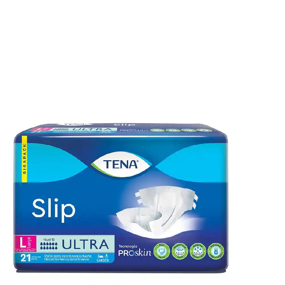 Tena Slip Para Incontinencia 21 Unid Talla L