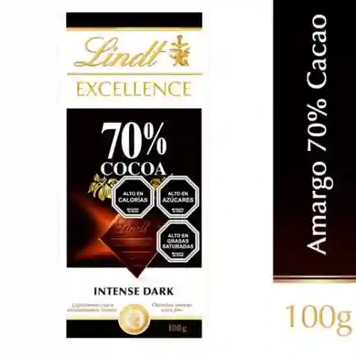 Chocolate 70%Cacao de 100 Grs Lindt