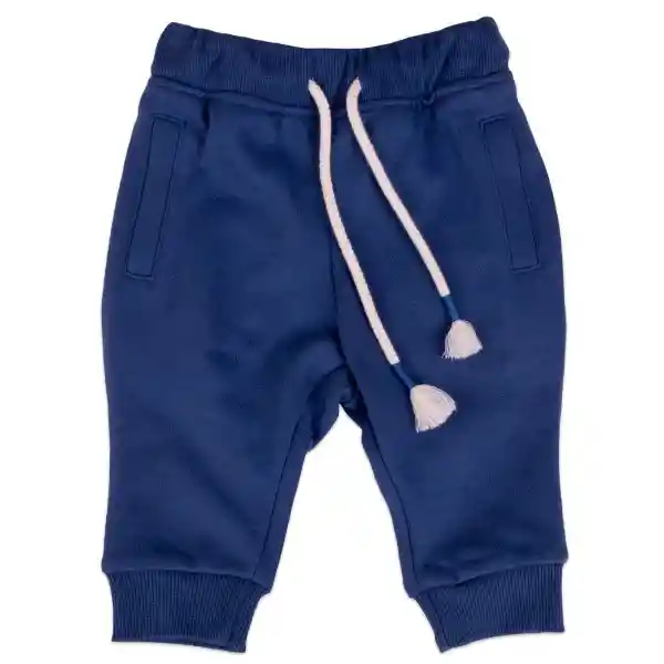 Pantalón Buzo Bebé Niño Azul Talla 6 M Pillín