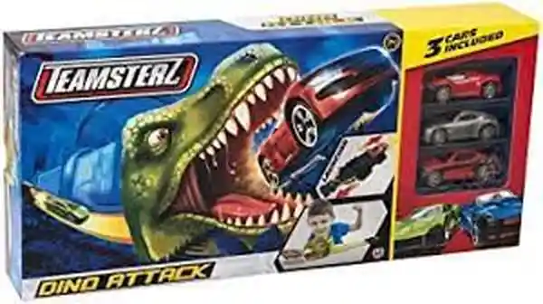 Trackmaster Juguete Dino Attack Con Autos