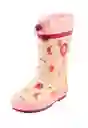 Botas de Agua W24 Niña Rosado 30 918 Ficcus