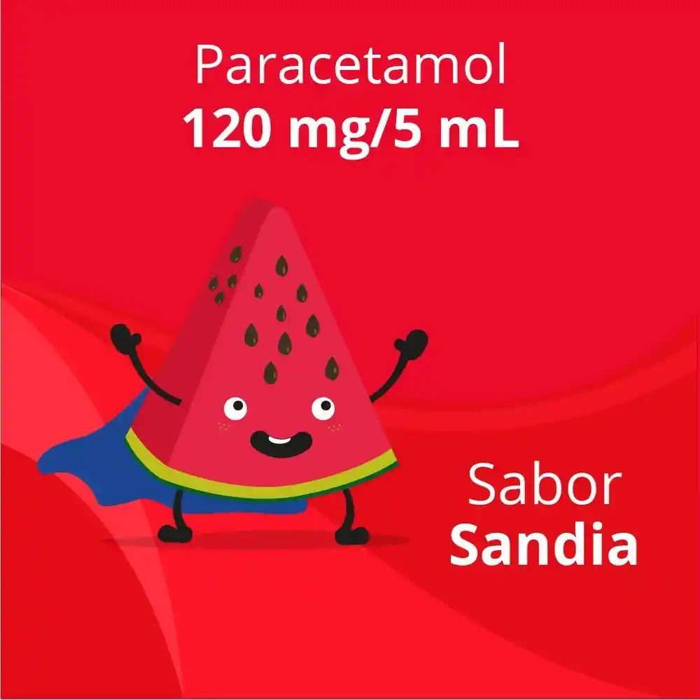 Kitadol Jarabe Infantil Sabor a Sandía (120 mg/ 5 mL)
